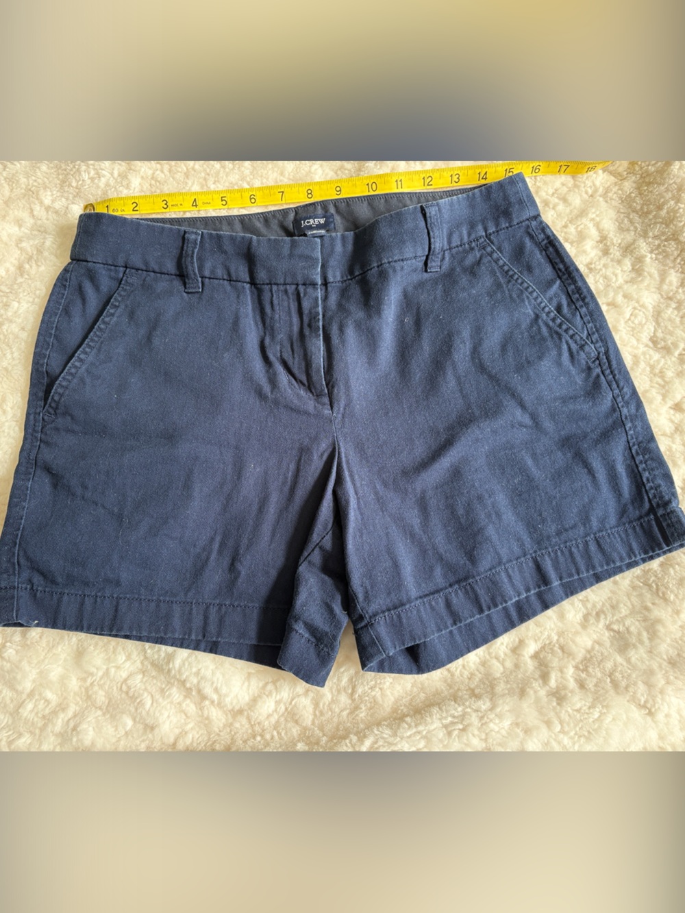 J. Crew Factory Women’s Navy Chino Shorts Size 6